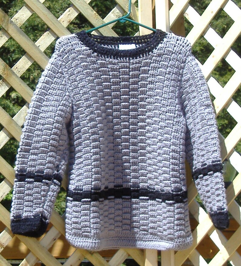 Men's and Teens Sweater Pattern  419  Men's Basket image 0