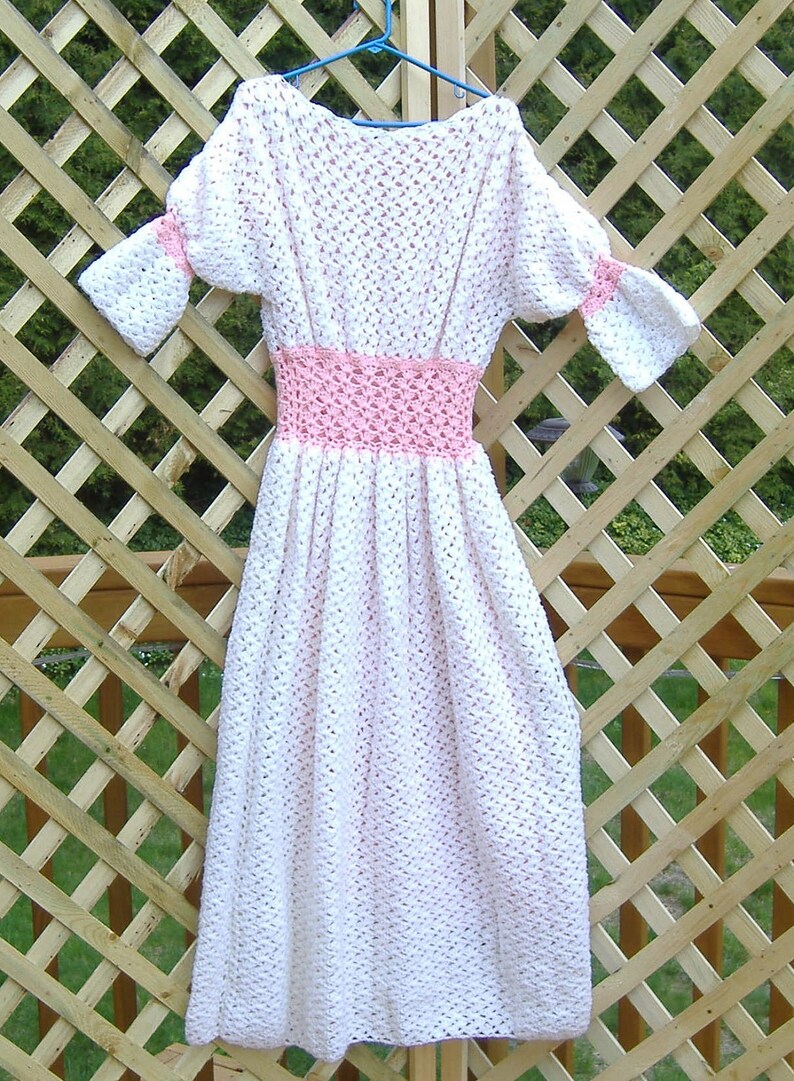 CROCHET GOWN Pattern 202  Bridesmaid Prom Gown  The Gown image 0