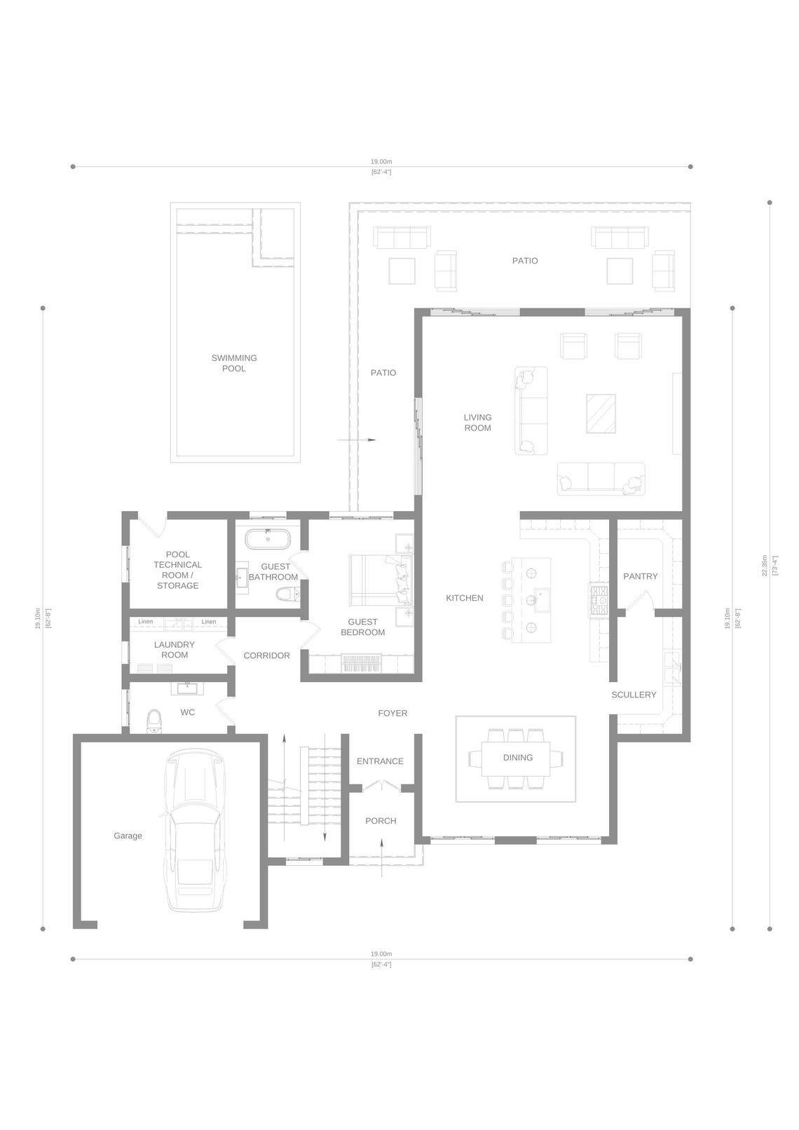 4-bedroom Modern Contemporary Villa – Complete Architectural Design ...