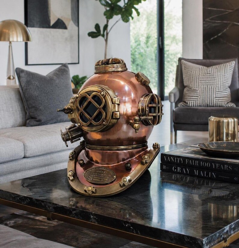 Deep Sea Diver Helmet Costume – Vintage Steampunk Wearable Prop ...