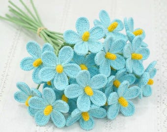 Violet Crochet Pattern, Dried Flower PDF, Beginner Friendly, Vintage Style, Instant Download