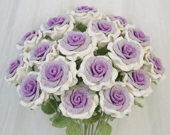 Large Rose Crochet Pattern, Thai Rose PDF, Beginner Friendly, Realistic Flower, Instant Download