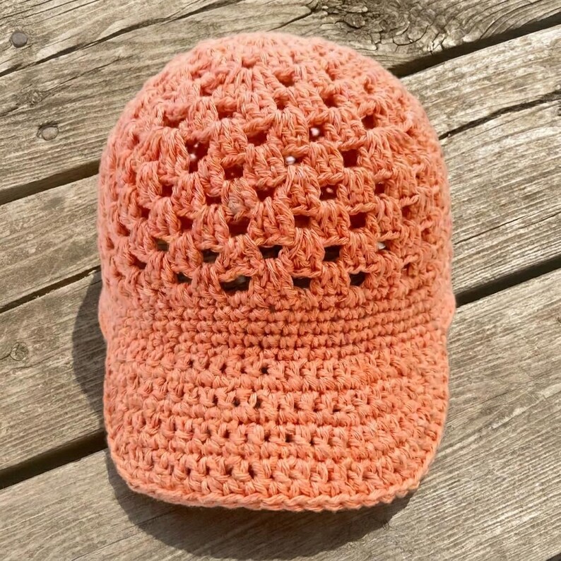 Crochet Hat Pattern PDF, Easy Summer Cap, Beginner Friendly, Instant ...