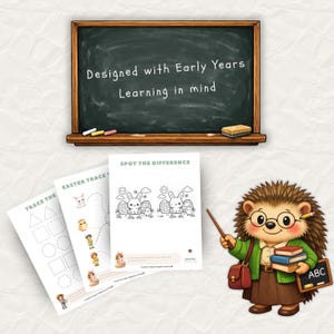 Early years learning worksheets designed for EYFS and KS1 children, suitable for preschool, reception, and key stage 1.