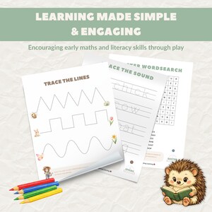 Early years learning worksheets designed for EYFS and KS1 children, suitable for preschool, reception, and key stage 1.
