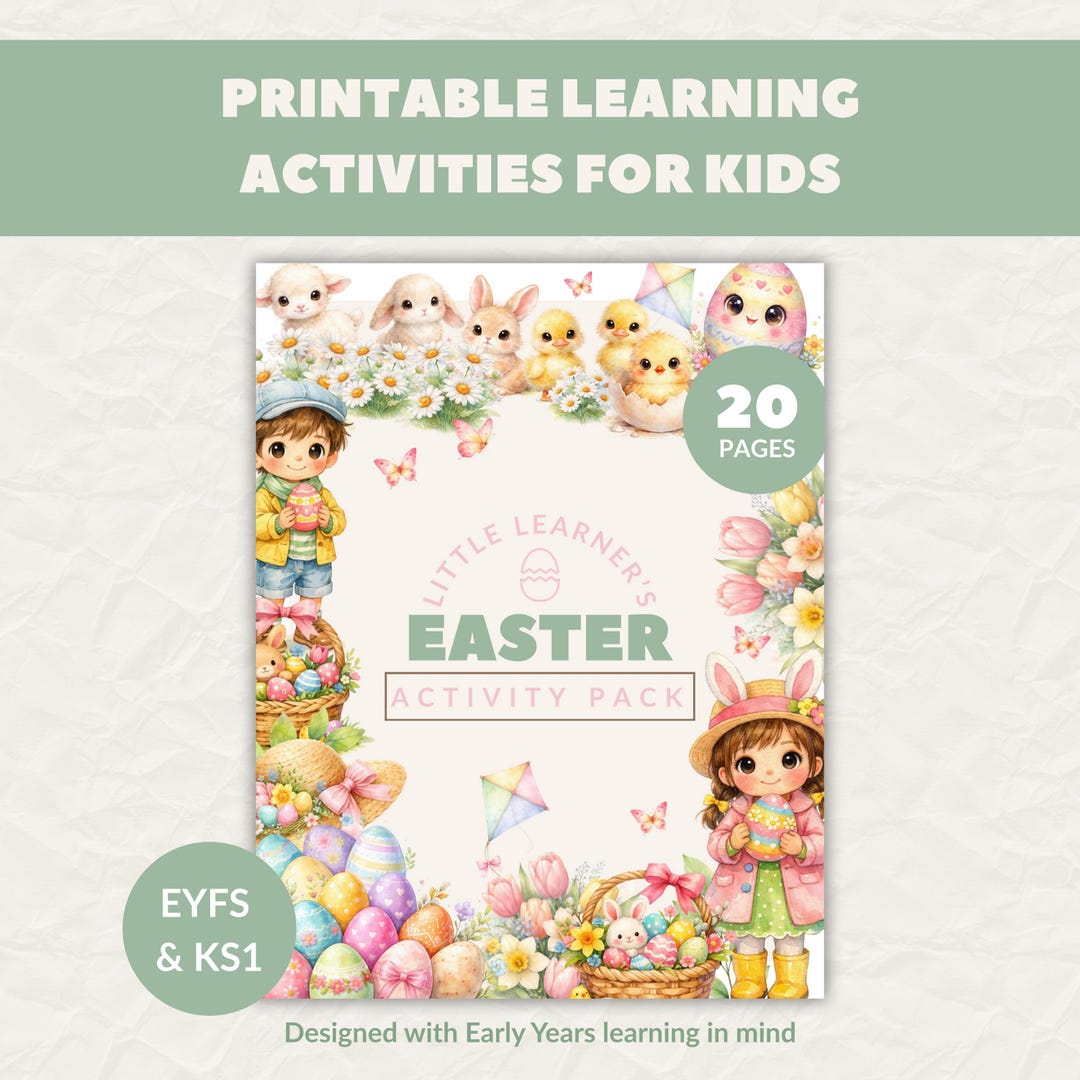 Easter Activity Pack for Kids Printable | EYFS KS1 Spring Learning ...