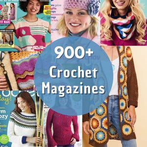 900+ Crochet Magazines Collection – Digital Archive Bundle (PDF Download) English