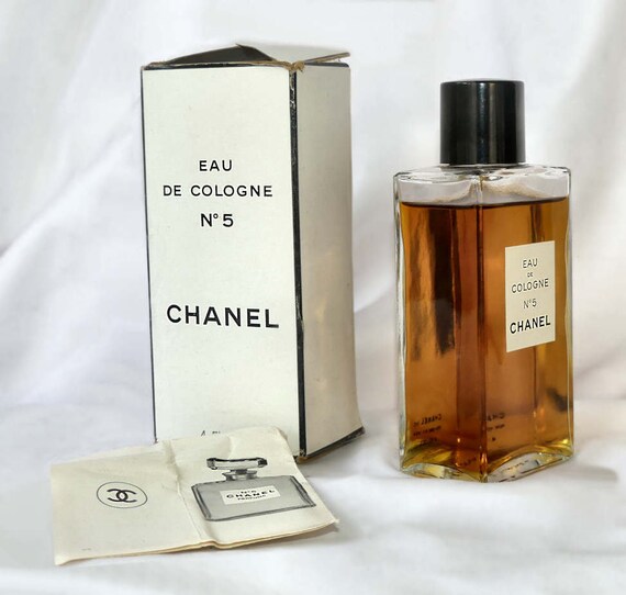 Chanel No 5 Vintage Eau De Cologne 4 Oz Fragrance W Box Etsy