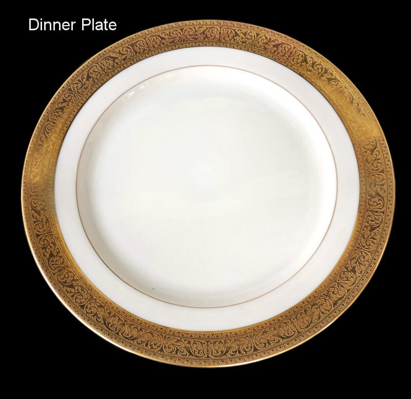 Lenox Westchester Gold 5 Piece Place Setting Cups Saucers Plates