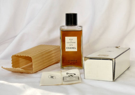 Chanel No 5 Vintage Eau De Cologne W Box 4 Oz 