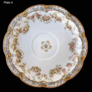 Haviland Limoges Schleiger 271A Saucers 5 Double Gold for Cups