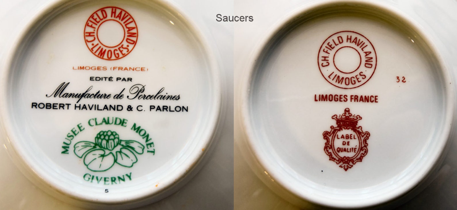 Set of 4 Charles Field Haviland Limoges Giverny Cups Etsy