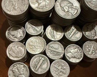 90% Silver Coins 0.50 FV Junk Silver Lot US Constitutional.