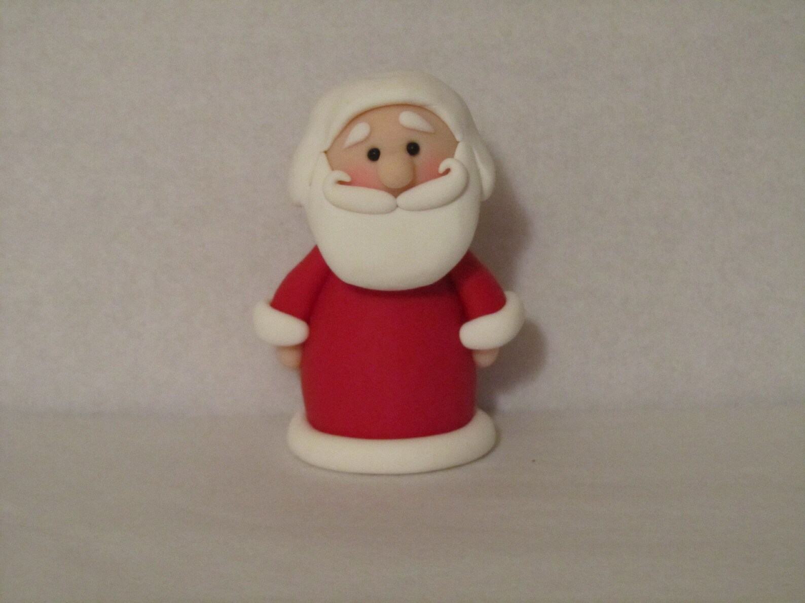 Polymer Clay Christmas Santa Figure | Etsy