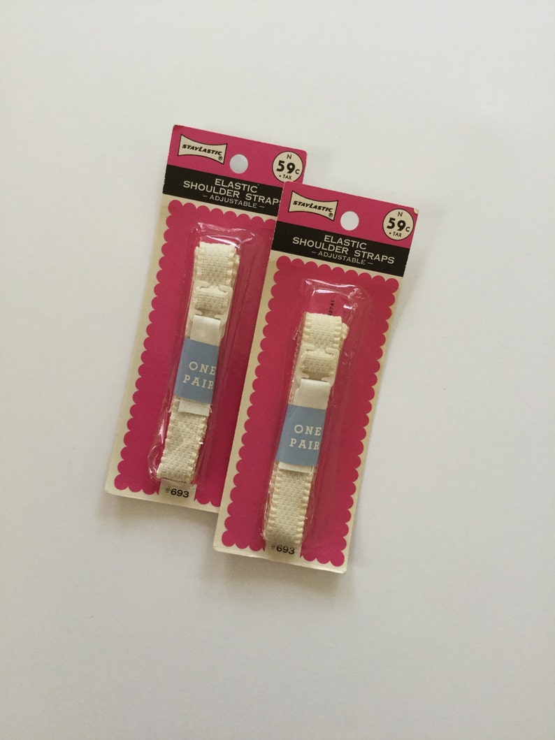 60's Elastic Shoulder Straps Adjustable Bra Repair Etsy