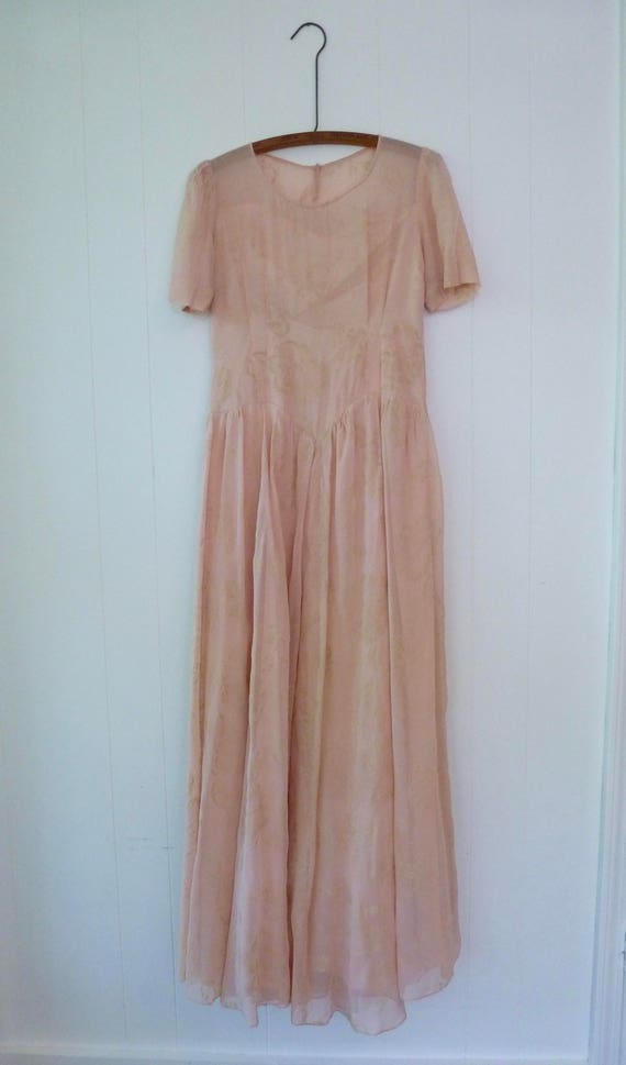chiffon shell party dress