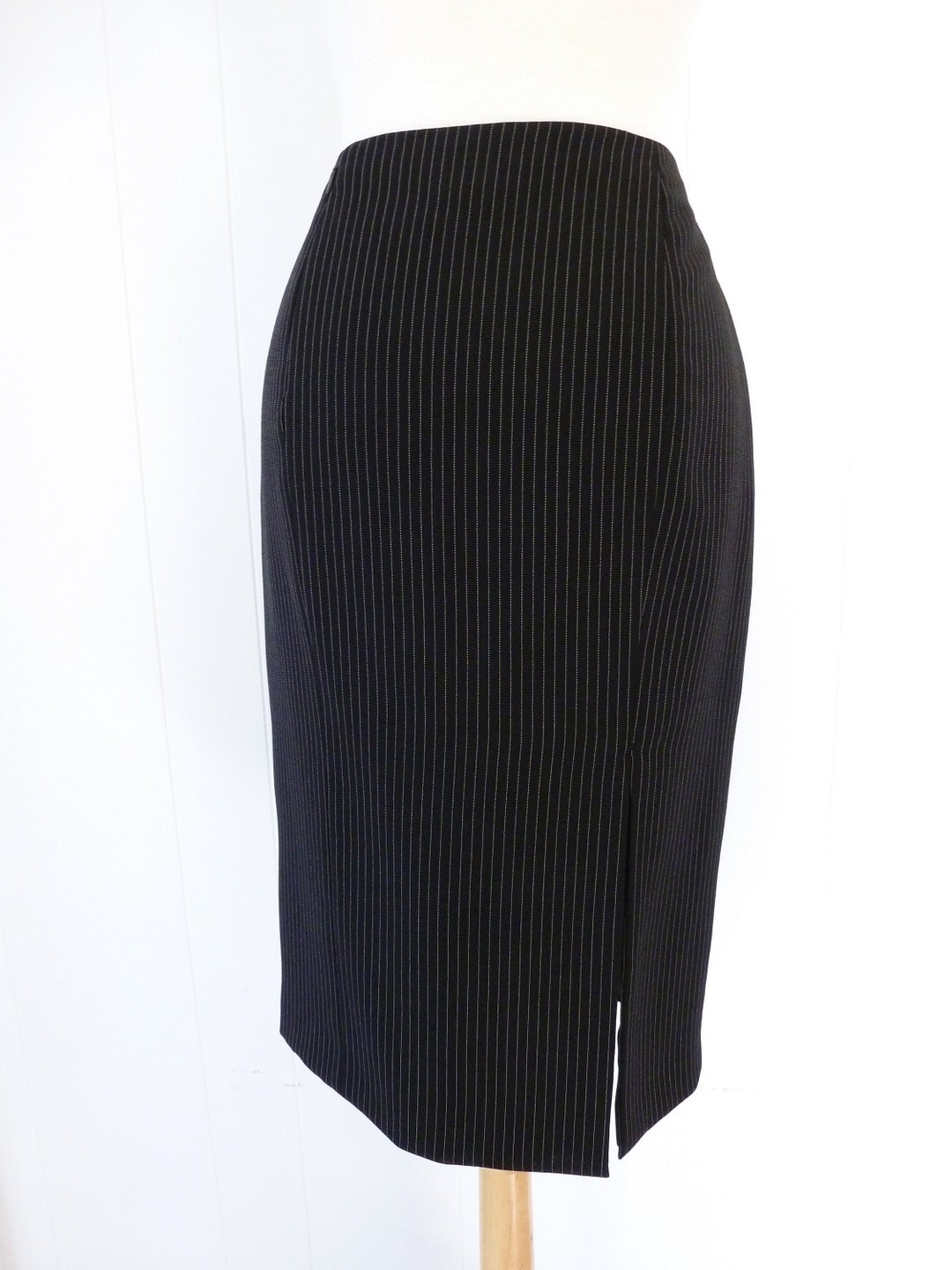 80's Gianni Versace Couture Italy Pinstripe High Waisted - Etsy