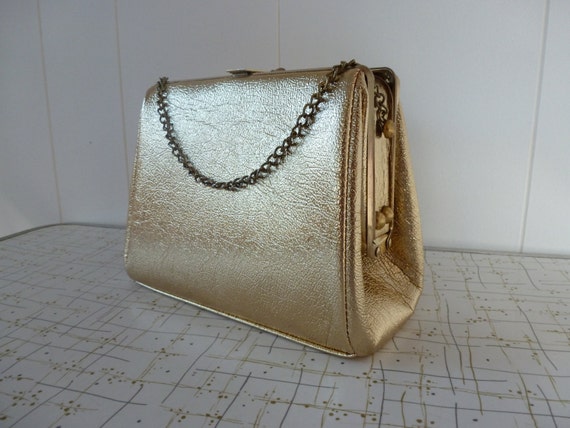 Metallic gold purse cheap