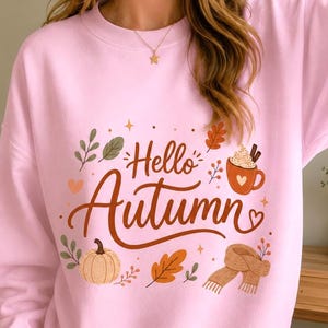 Hello Autumn t-shirt / Cute Autumn shirt / Fall T-shirt / Autumn tee / Autumn love shirt / Cute fall t-shirt