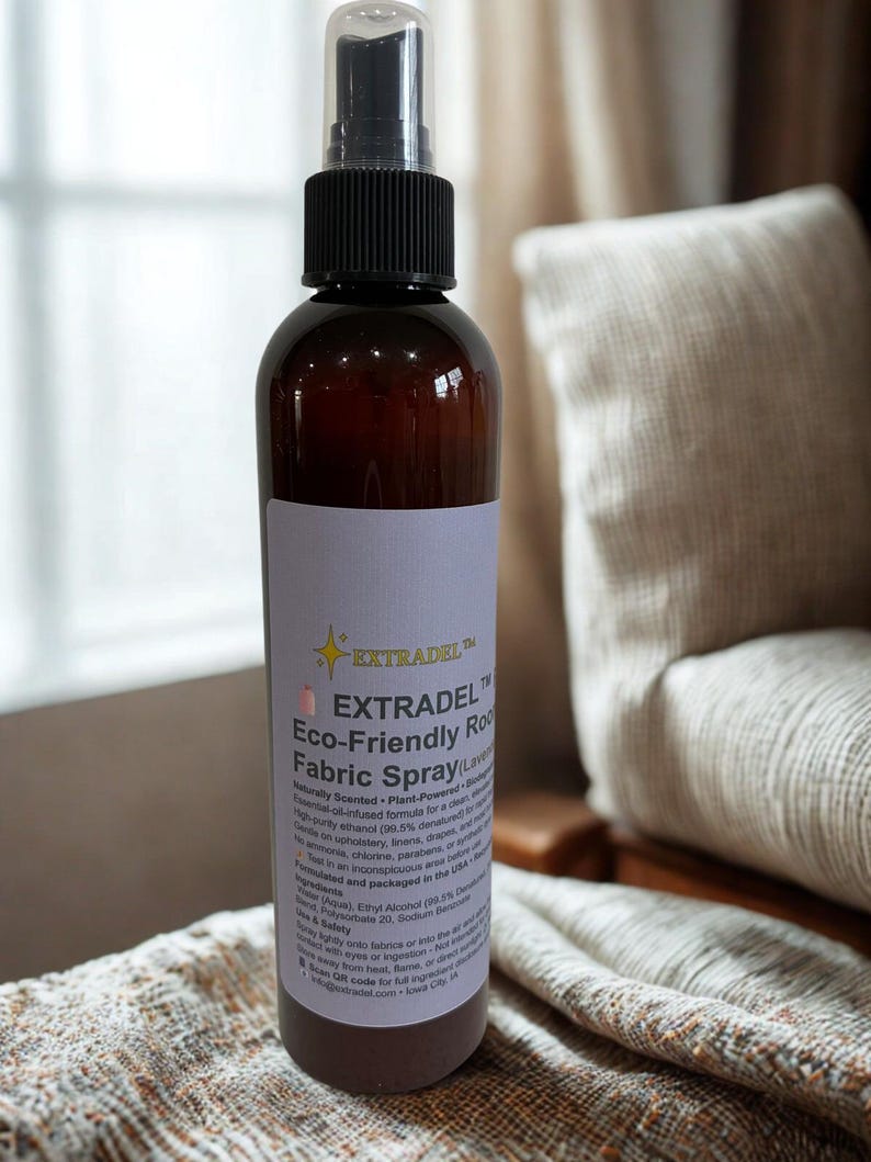 EXTRADEL™ Room & Fabric Spray – Plant‑Based, Biodegradable, Essential Oil Scent – Multiple Scents Available image 6