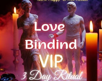 3-Day Love Binding Spell Extreme Soul Bond Ritual | Tie His Heart to Yours Forever Same Day Fast Cast | Photo Proof | Real Witchcraft