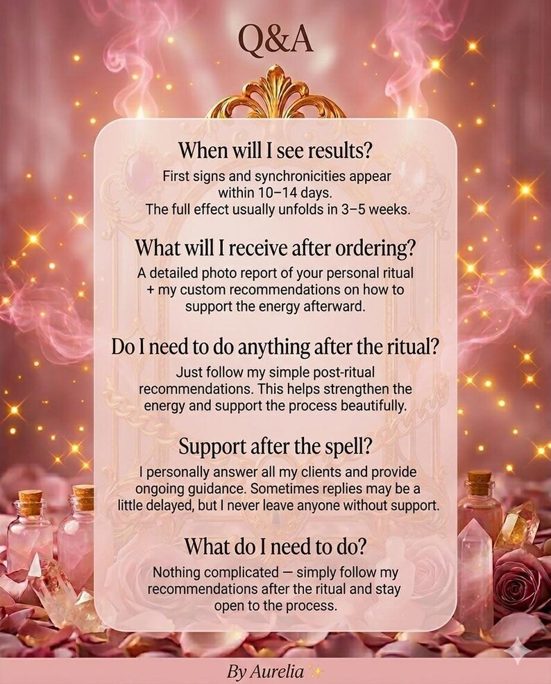 Open His Heart Spell - Venus Love Ritual - Emotional Connection, Photo Proof, Same Day Cast image 6