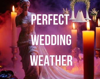 Wedding Weather Ritual | Sunny Day Spell & Clear Skies Magic | Ensure Perfect Weather for Your Big Day | Same Day Cast | Photo Proof
