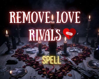 Remove Love Rivals Spell - Clear Third Party Energy - Block Interference & Protect Your Relationship