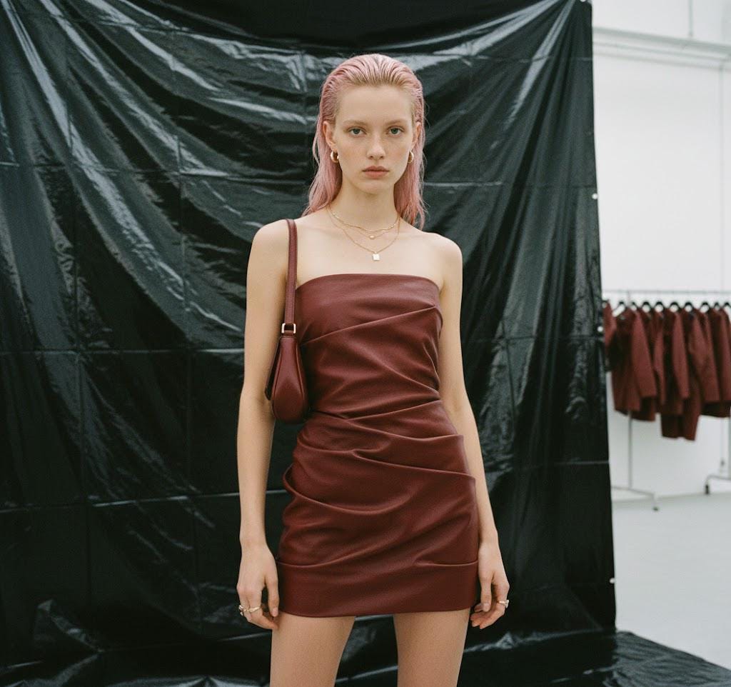 long sleeve burgundy maxi dress JEN DRESS WINTERBERRY / S