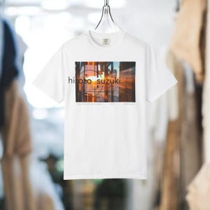 Urban Sunset Reflection Photo T-Shirt / City Golden Hour Aesthetic Tee, Cinematic Street Photography Shirt, Unisex Graphic Top