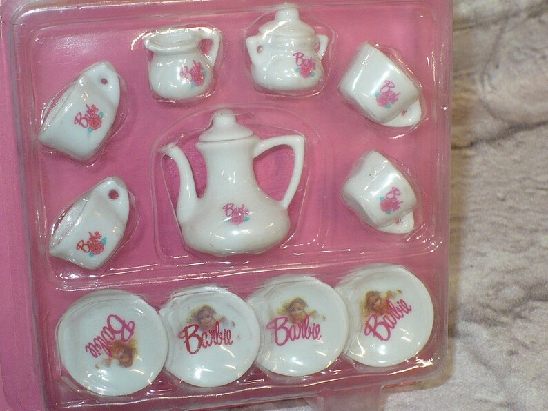 barbie china tea set 1992