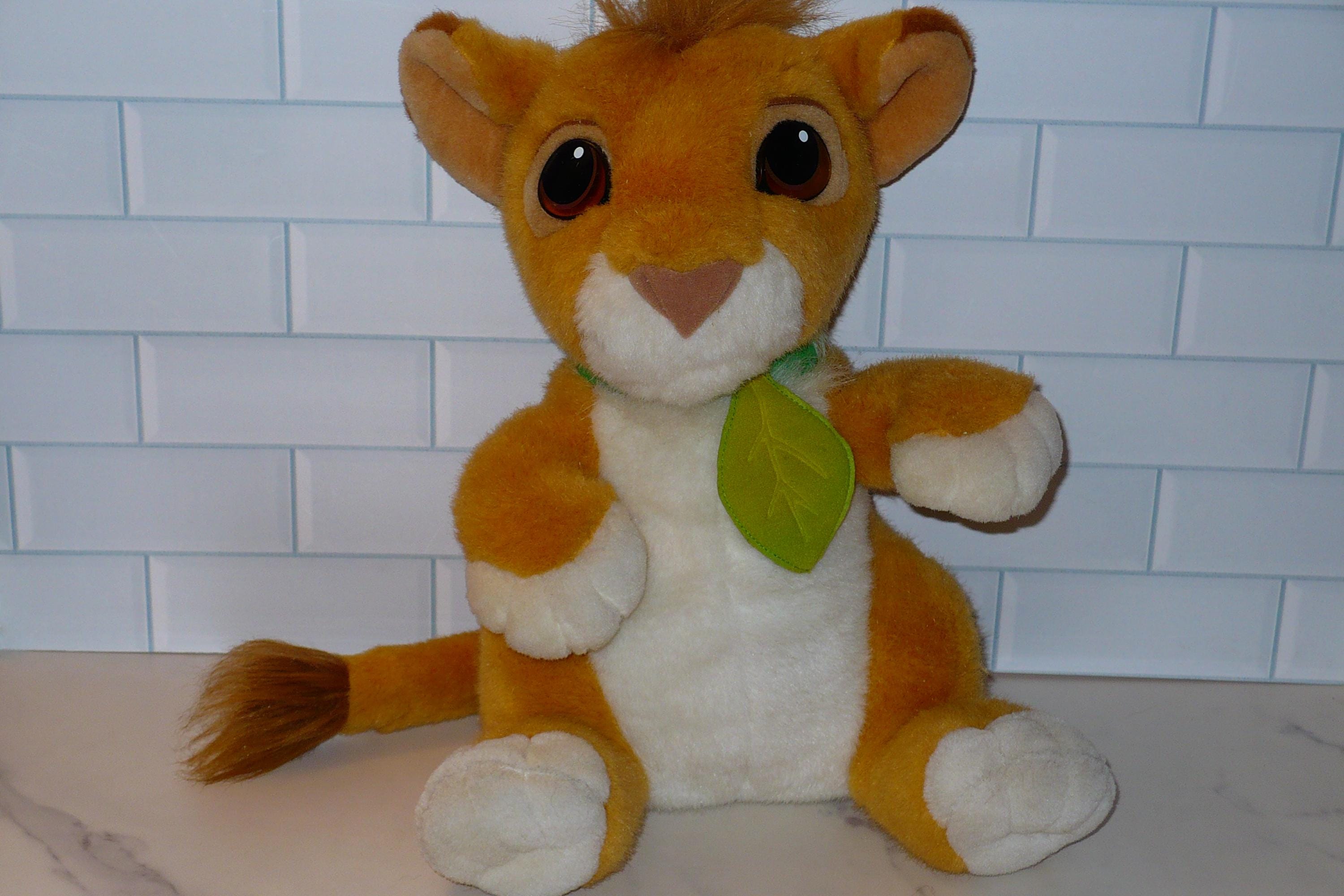 Mattel Disney Baby SIMBA CUB PLUSH the Lion King 1993 ~ Talking