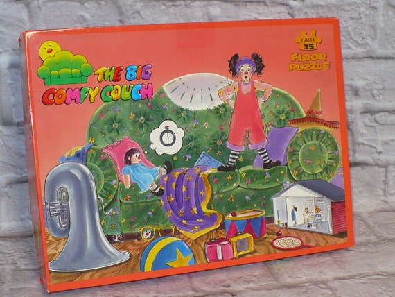 The Big Comfy Couch 35 Piece Floor Puzzle Complete Preschool Etsy