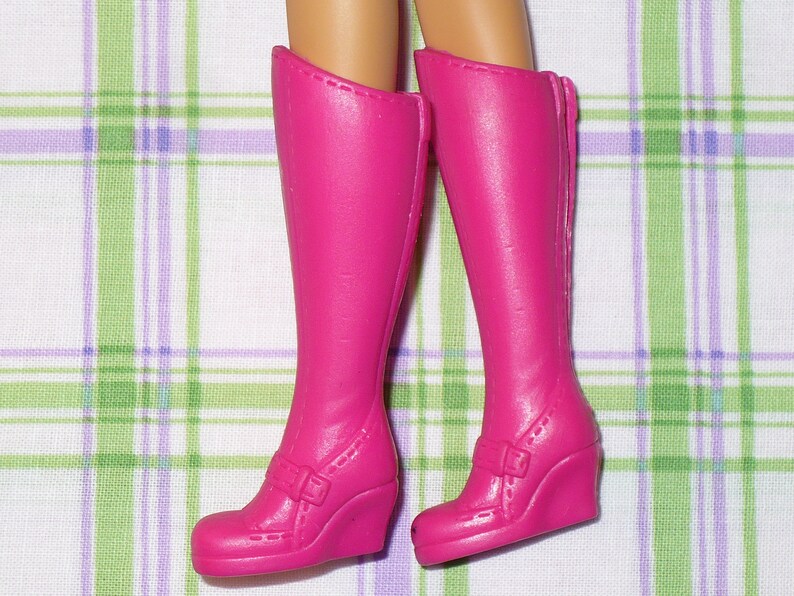 Mattel Barbie Doll Shoes Fashionistas Fashion Fever PINK WEDGE Etsy