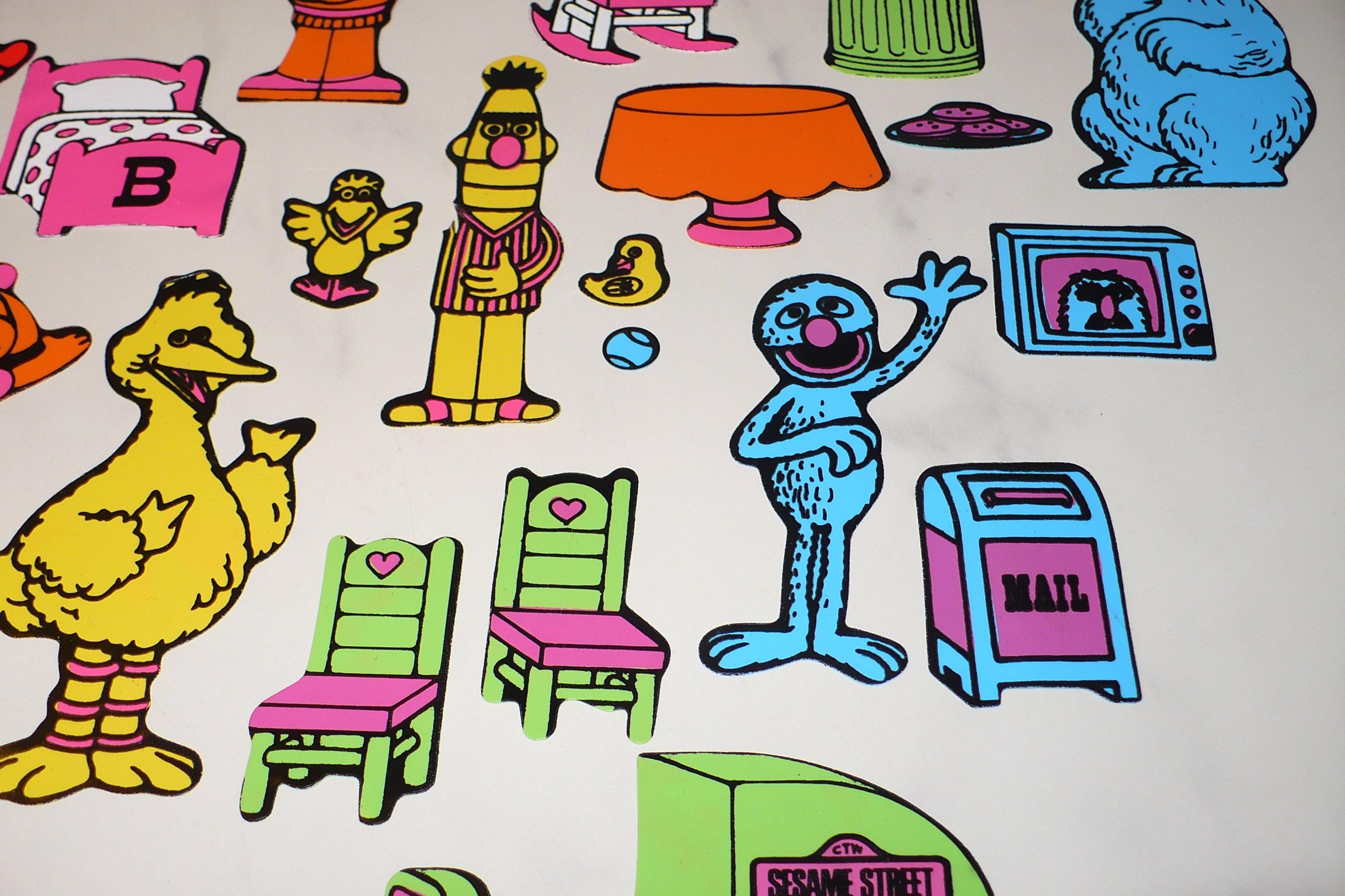 Colorforms Street Hawk Vintage Sesame Street Colorforms Replacement Pieces ~ Color Forms 29 ...