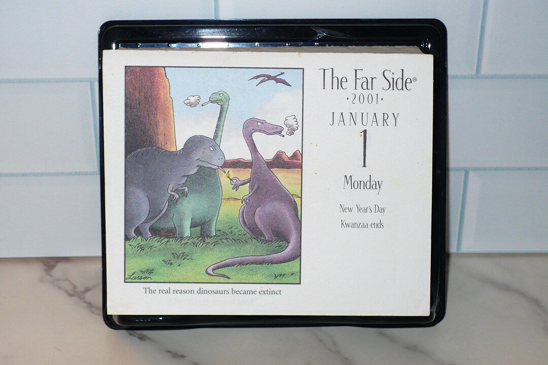 Vintage Unused THE FAR SIDE Gallery ~ Gary Larson ~ off the Wall Desk ...