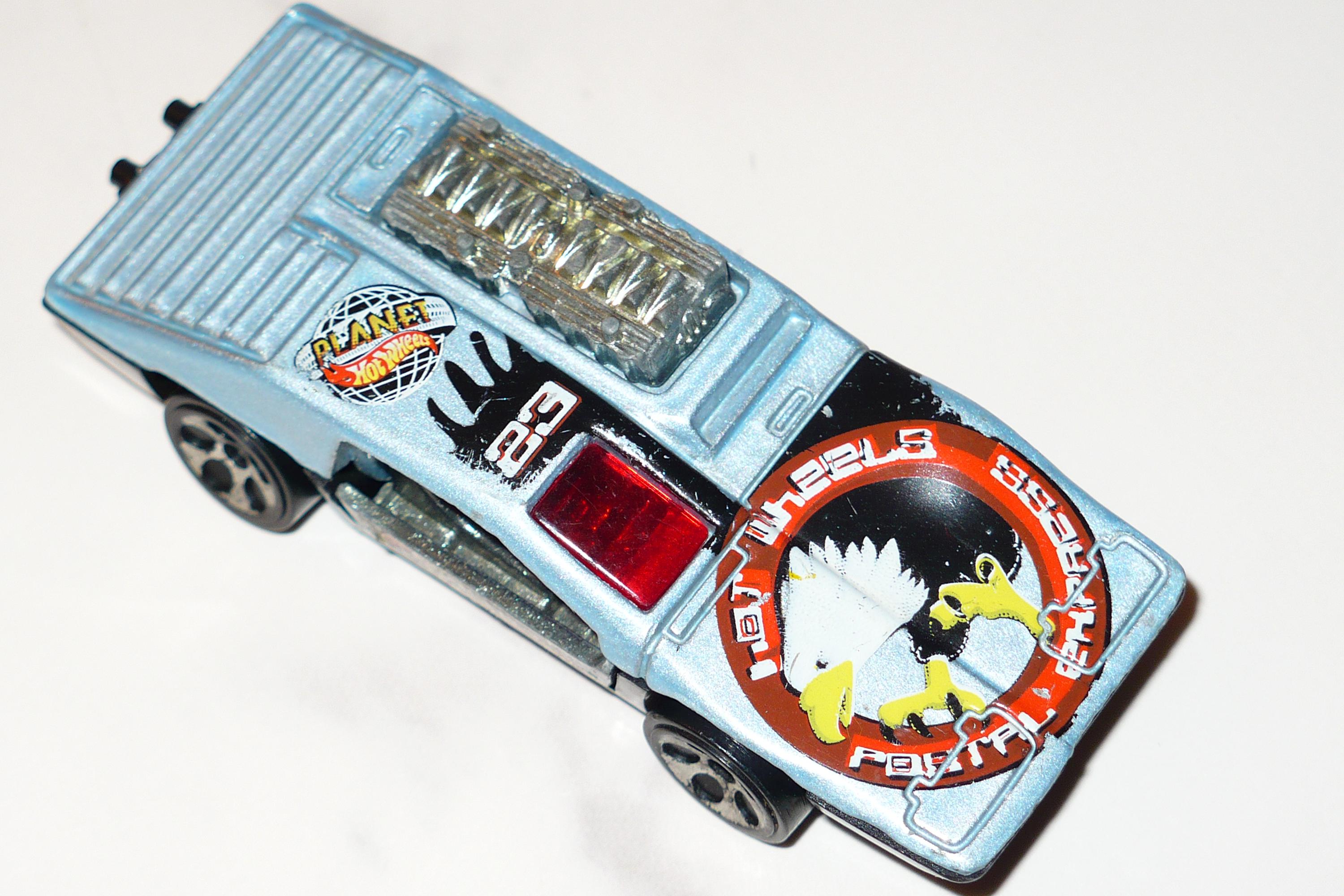 Vintage 1970 Mattel Planet Hot Wheels SIDE KICK Postal Express Die