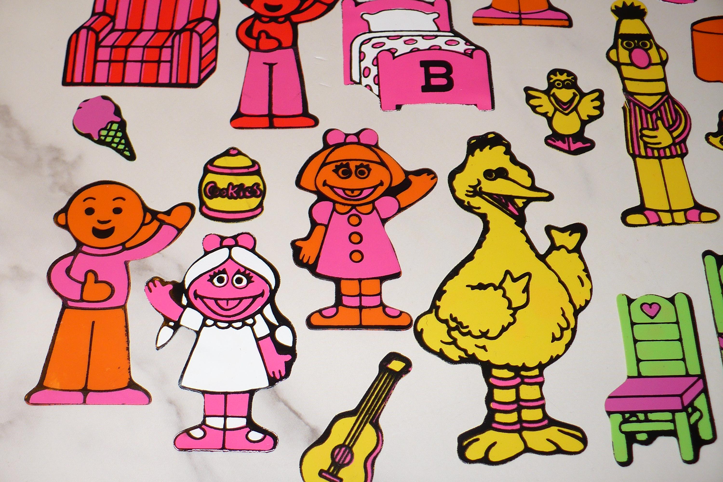 Colorforms Street Hawk Vintage Sesame Street Colorforms Replacement Pieces ~ Color Forms 29 ...