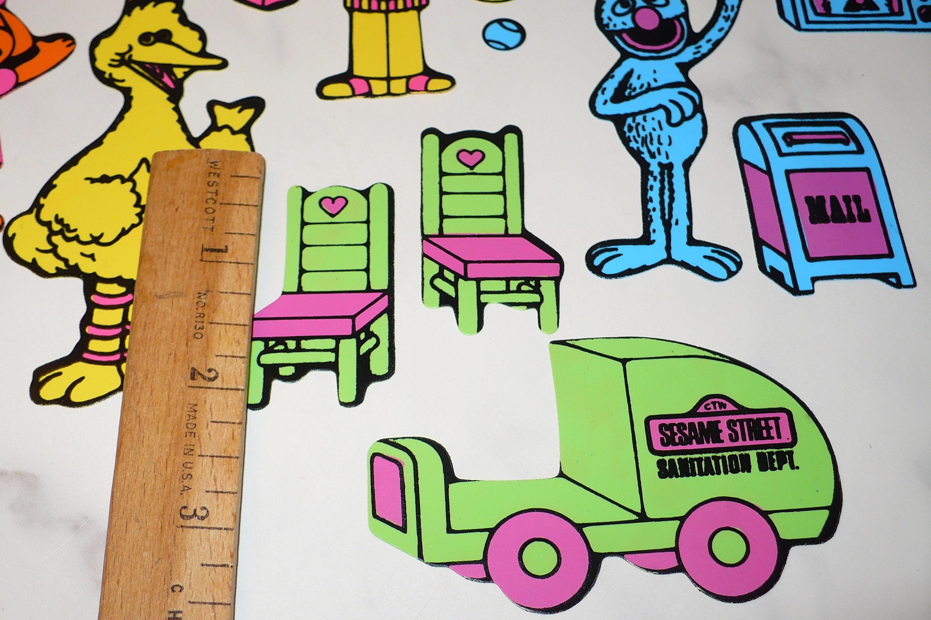 Colorforms Street Hawk Vintage Sesame Street Colorforms Replacement Pieces ~ Color Forms 29 ...