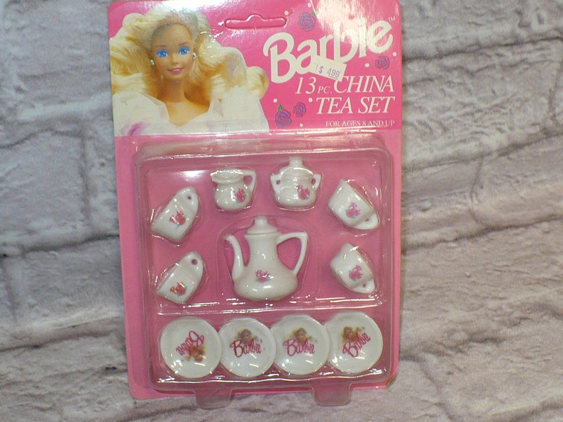 barbie tea set