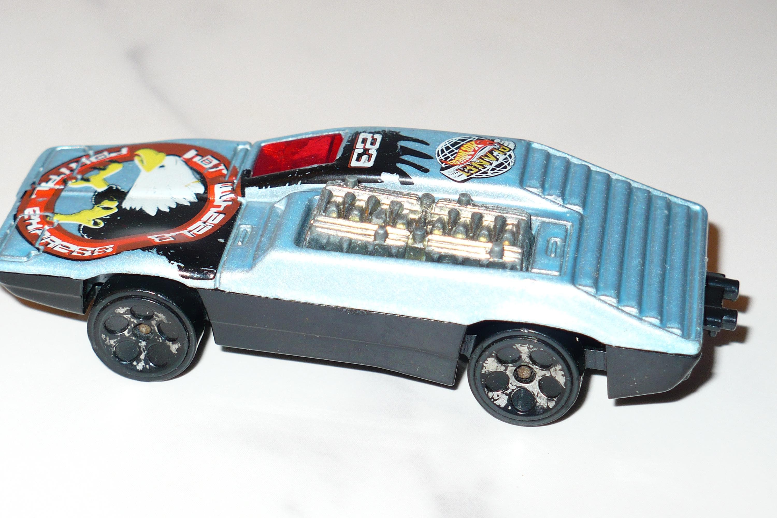 Vintage 1970 Mattel Planet Hot Wheels SIDE KICK Postal Express Die