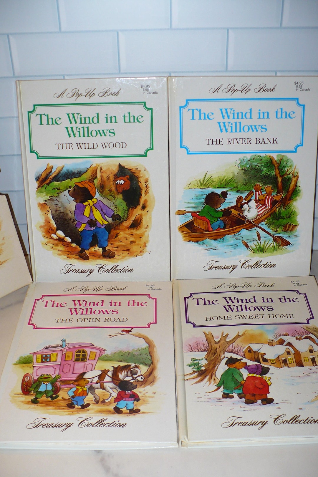 Vintage the Wind in the Willows 4 Pop-up Book Treasury Collection ...