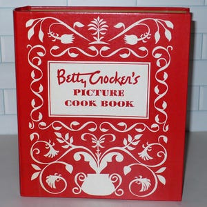 Betty Crocker&#39;s Picture Cook Book Five Ring Binder Facsimile Edition Vintage Reprint 1998 Cookbook
