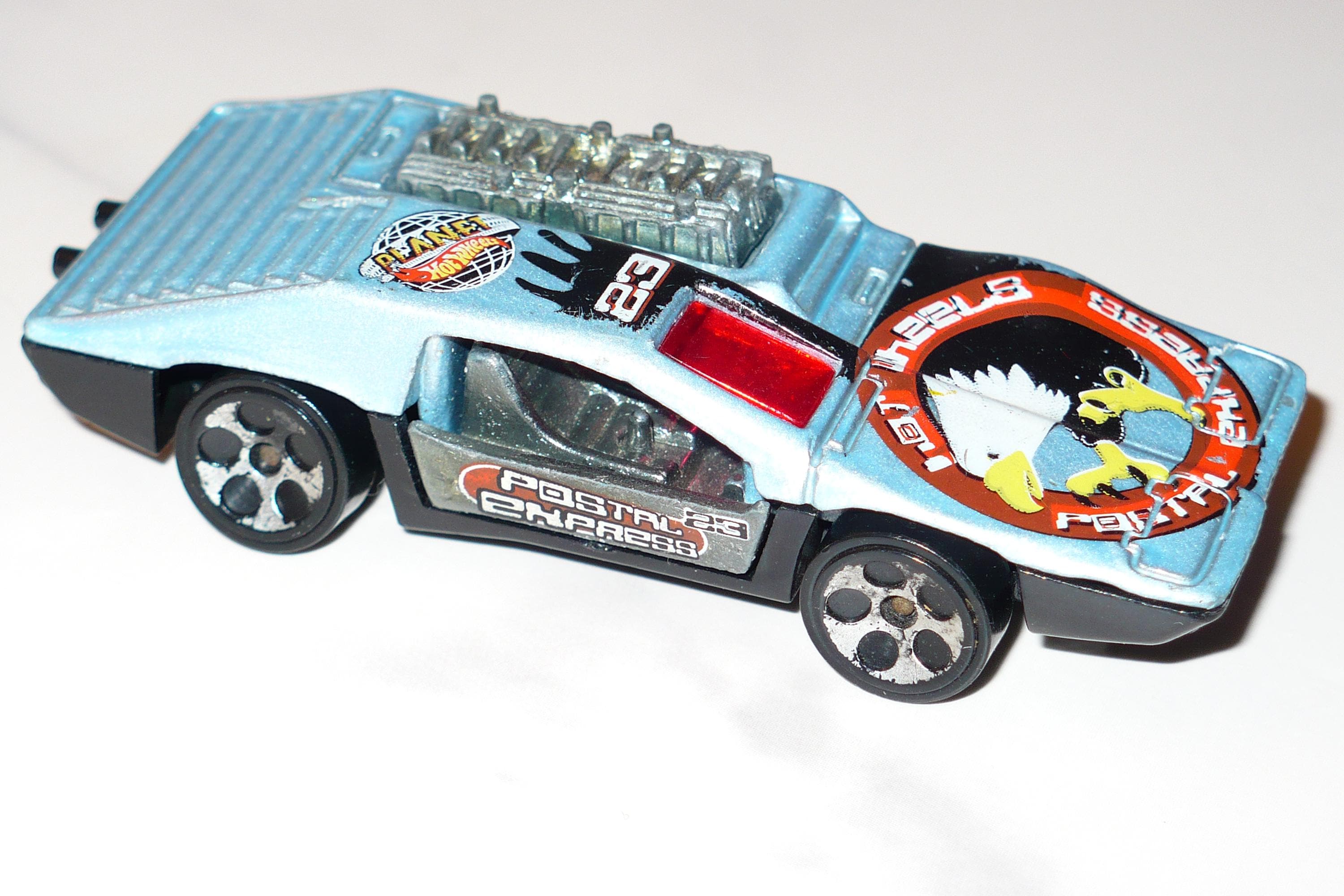 Vintage 1970 Mattel Planet Hot Wheels SIDE KICK Postal Express Die