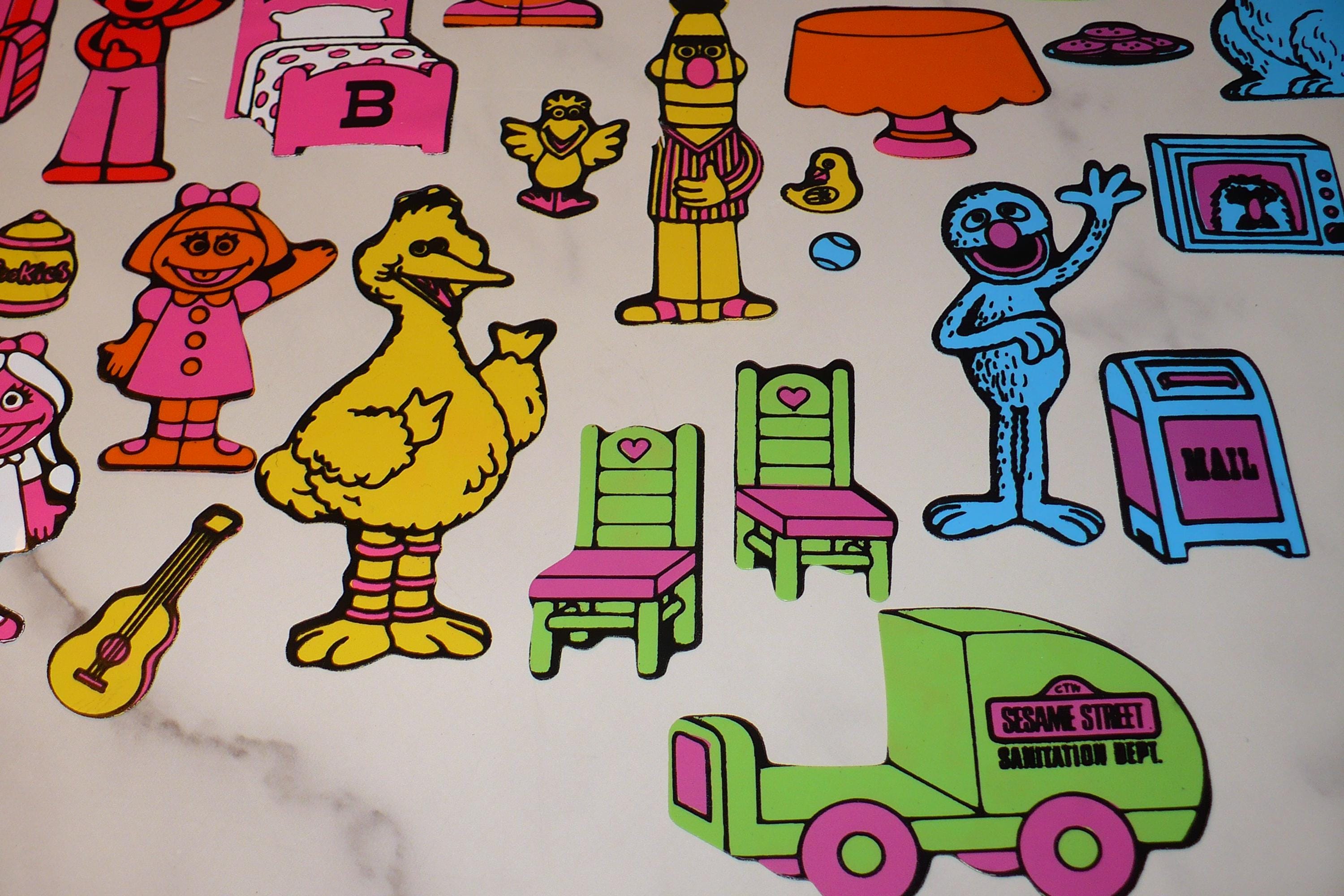 Colorforms Street Hawk Vintage Sesame Street Colorforms Replacement Pieces ~ Color Forms 29 ...