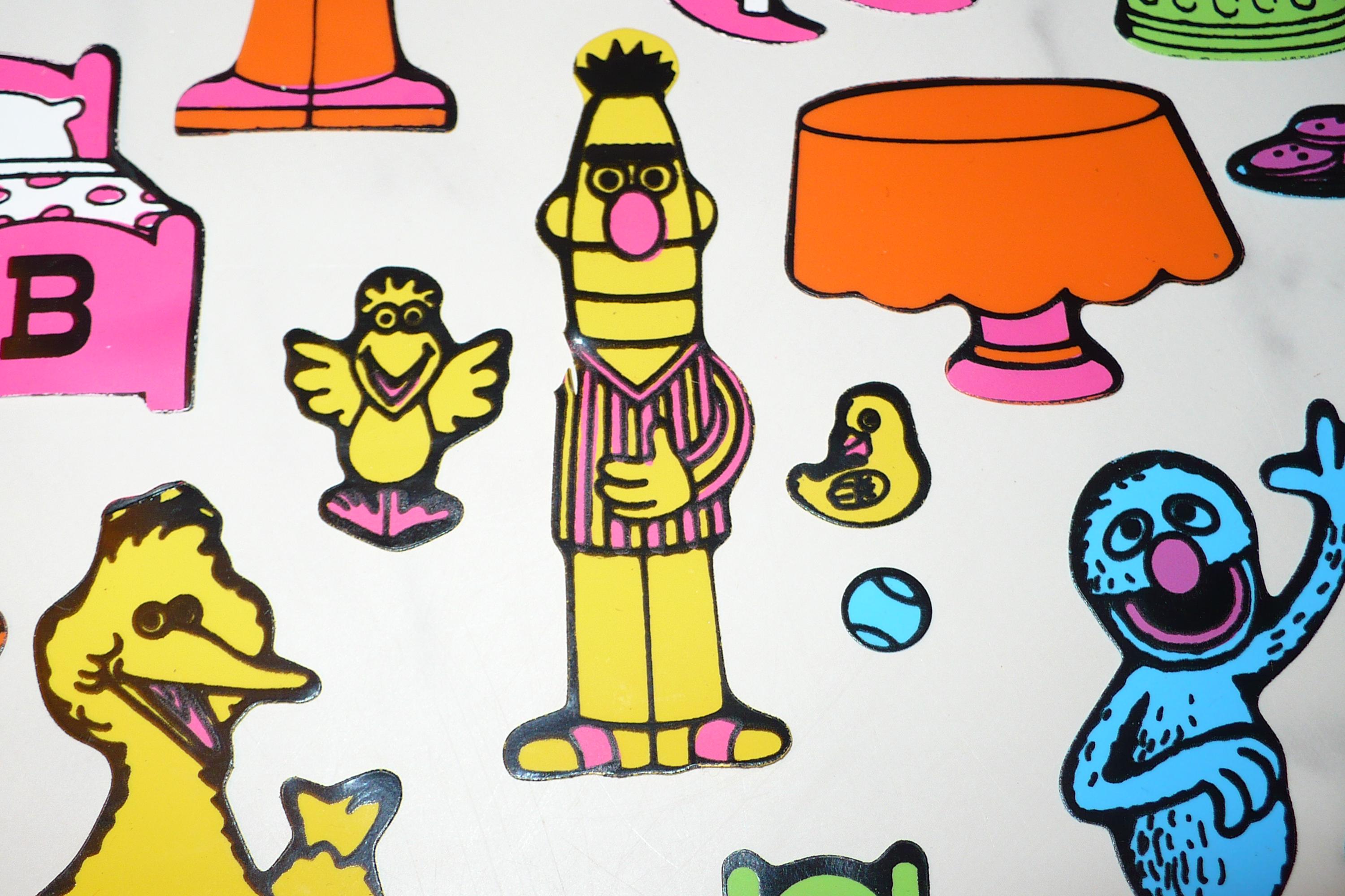 Colorforms Street Hawk Vintage Sesame Street Colorforms Replacement Pieces ~ Color Forms 29 ...