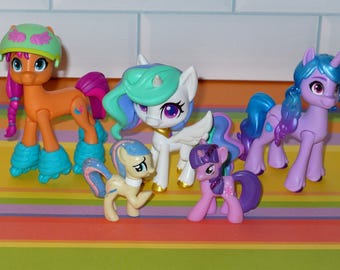 My Little Pony ~ Hasbro ~ 5 pc FIGURE LOT ~ 1.5"-3" Playset Figures