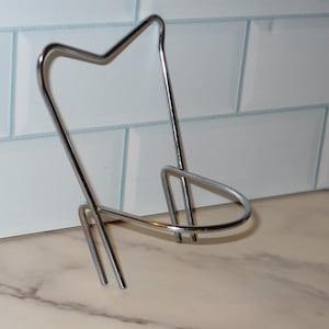 Vintage 1970's Anchor Hocking Chip and Dip Replacement Silver Bracket ~ Chip 'n Dip Replacement Bowl Holder Bracket ~ MCM