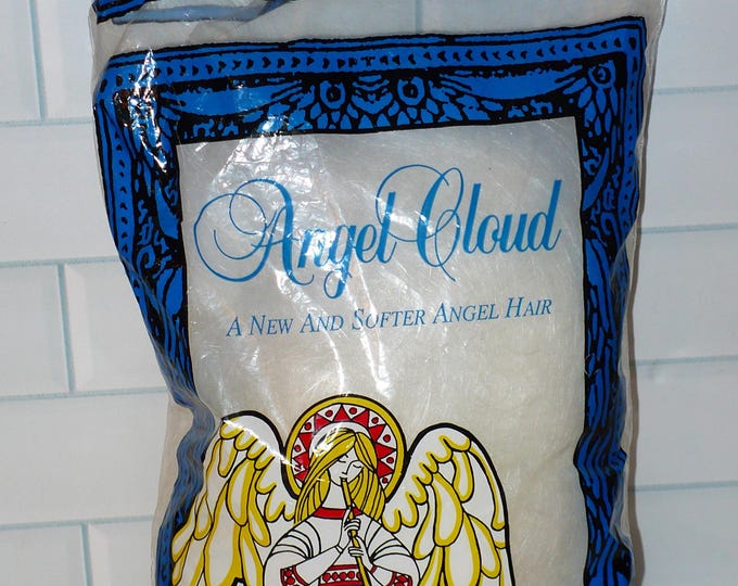 Union Wadding Company Vintage ANGEL CLOUD ~ 2ounce Bag of Spun Glass ...