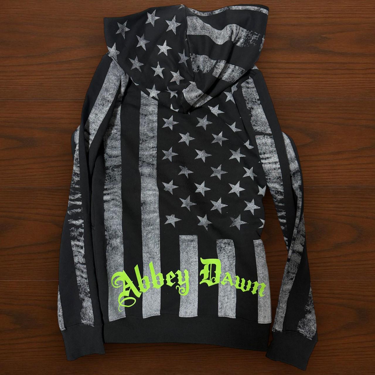 Abbey dawn 星条旗プリントパーカー アービードーン Mサイズ Vintage Abbey Dawn Avril Lavigne Flag Zip-up Hoodie - Etsy